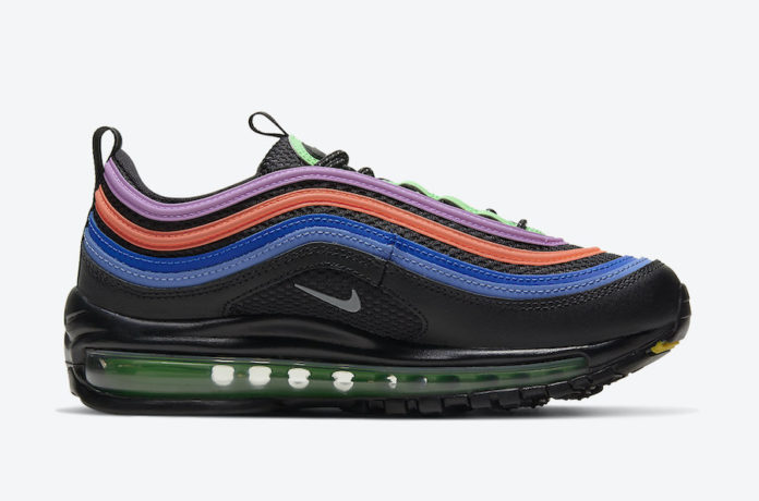 Nike Air Max 97 GS Black Multicolor CW6028-001 Release Date Info ...