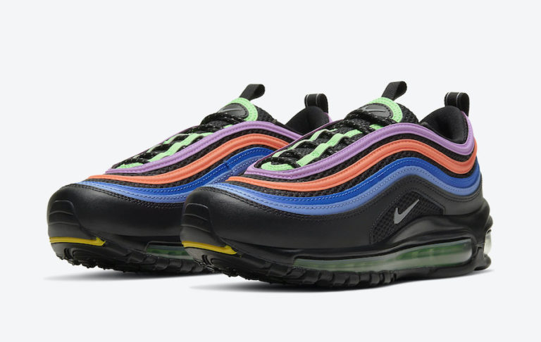 Nike Air Max 97 GS Black Multicolor CW6028-001 Release Date Info ...