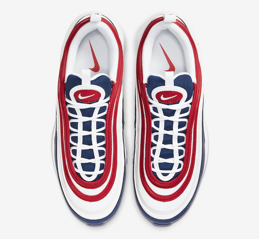 air max 97 white navy red