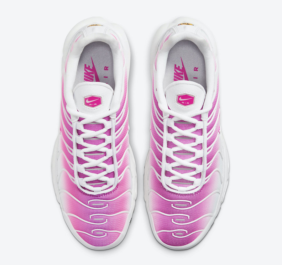 air max plus pink white and blue