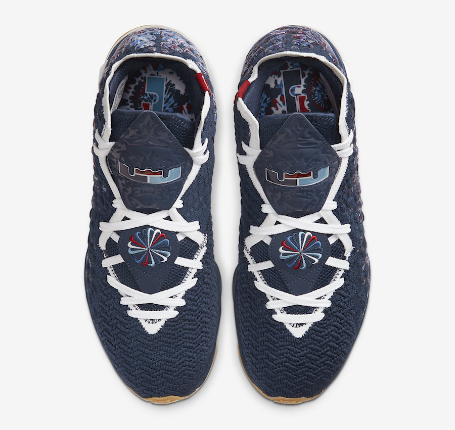 Nike LeBron 17 College Navy Gum CD5056-400 Release Date Info | SneakerFiles