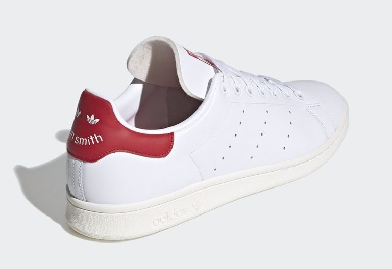 adidas Stan Smith Smile White Scarlet Red FV4146 Release Date Info SneakerFiles
