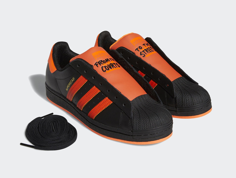 adidas black and orange