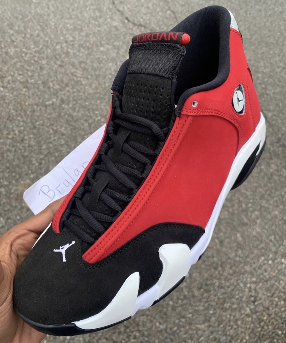red and white jordan 14 release date
