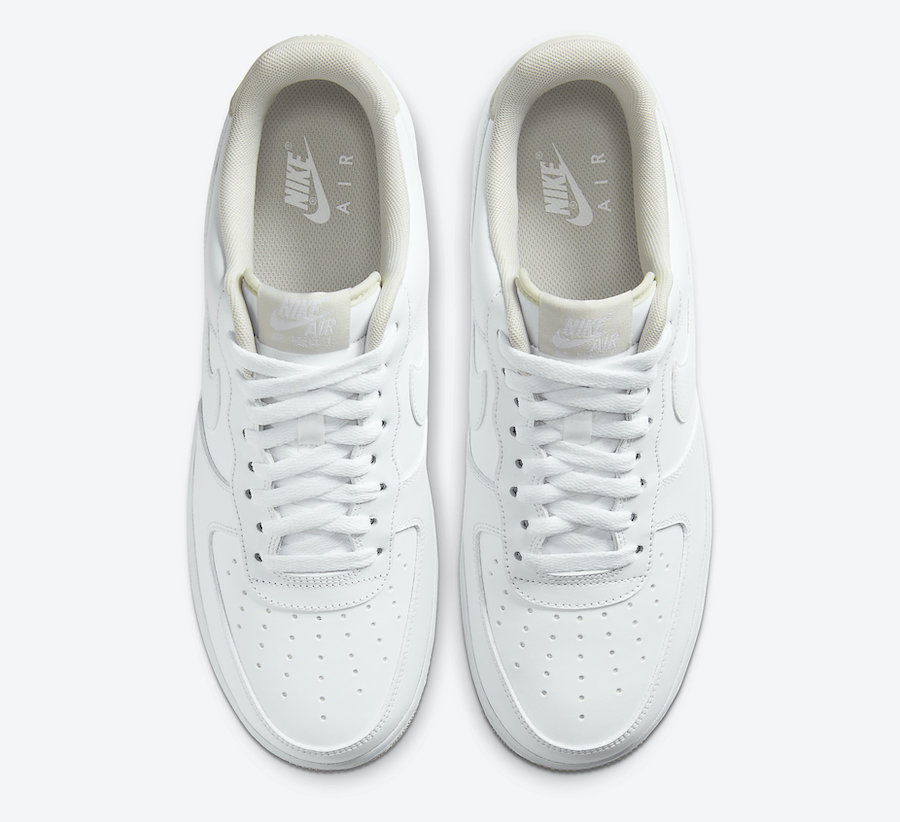 Nike Air Force 1 low Light Bone CJ1380-101 Release Date Info | SneakerFiles