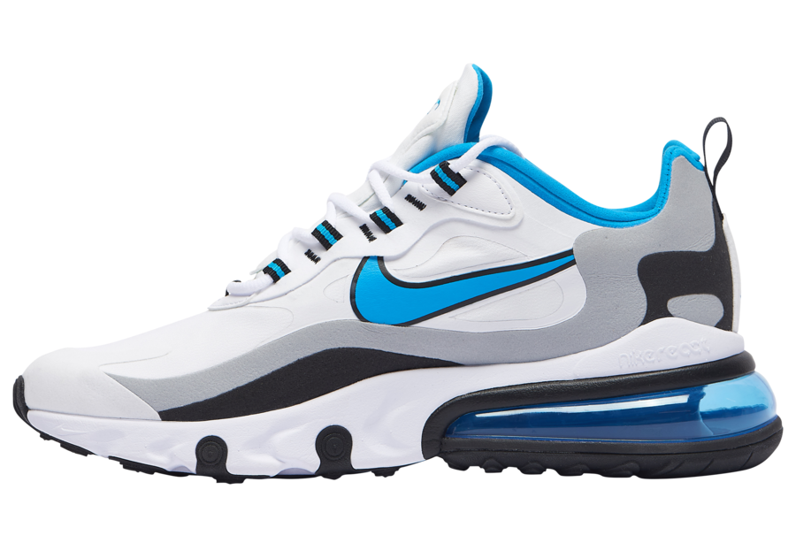 nike air max 270 light blue and white