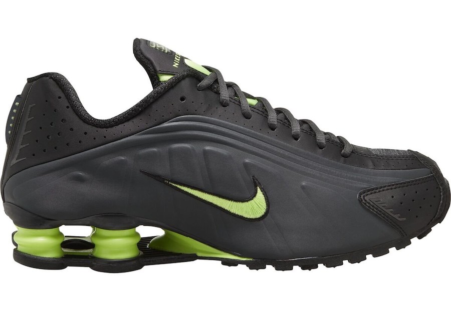 Nike Shox R4 Anthracite Ghost Green 