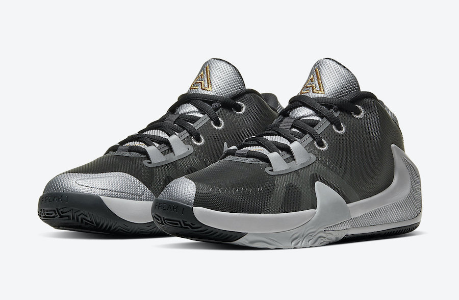 Nike Zoom Freak 1 GS Smoke Grey Metallic Silver Metallic Gold BQ5633-050  Release Date Info | SneakerFiles