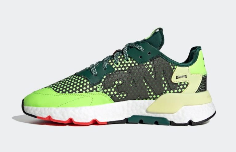 adidas nite jogger signal green