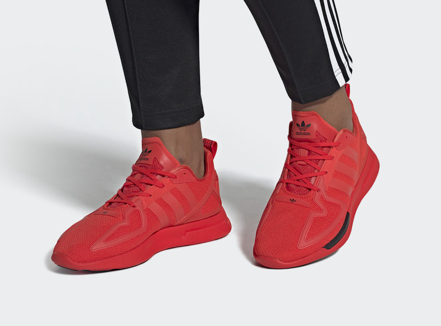 adidas zx flux red