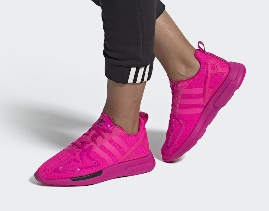 pink adidas flux