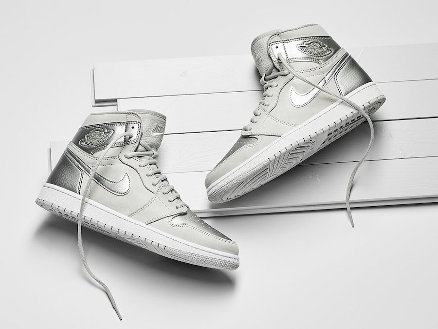 Air Jordan 1 Japan Metallic Silver Da03 029 Release Date Info Sneakerfiles