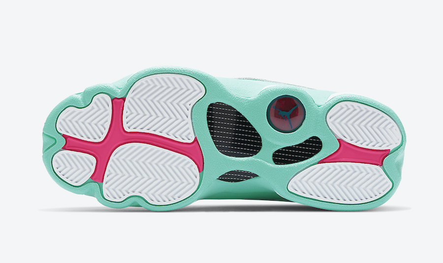 Air Jordan 13 Gs Aurora Green Digital Pink 100 Release Date Info Sneakerfiles
