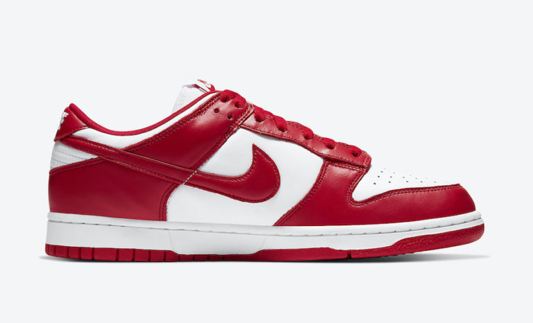 Nike Dunk Low White University Red CU1727-100 Release Date Info ...