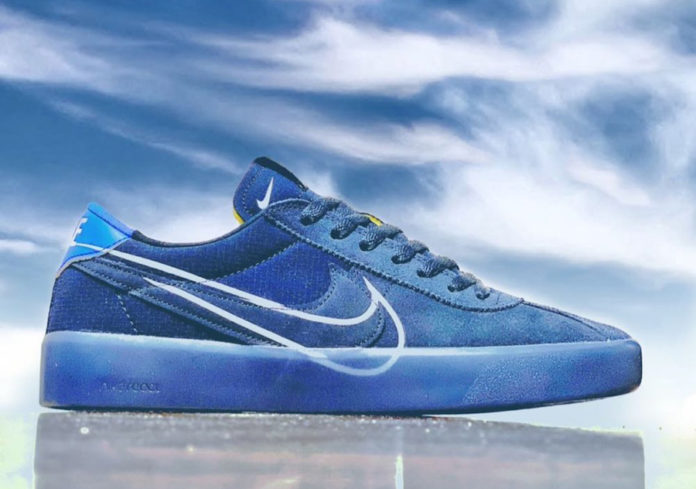 nike bruin leather blue