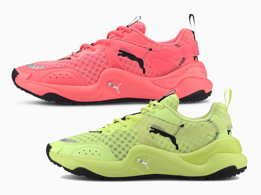 puma sneakers neon