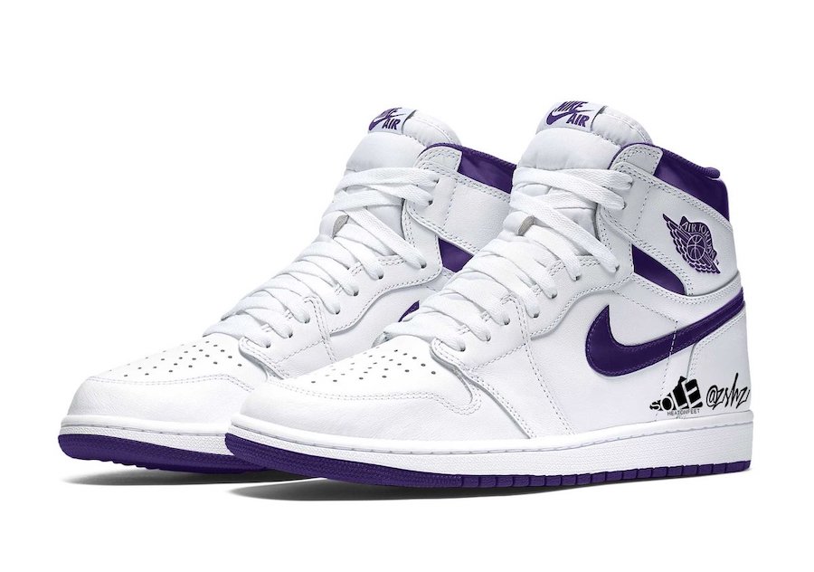 the new purple and white jordans