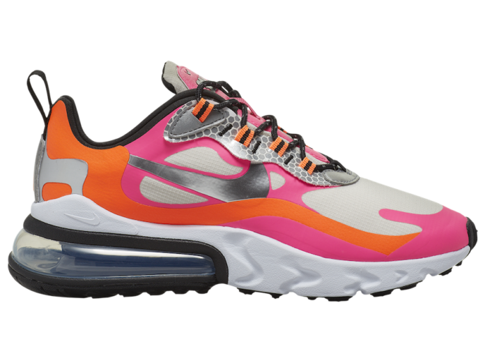 Nike Air Max 270 React White Orange Pink CT1834-100 Release Date Info ...