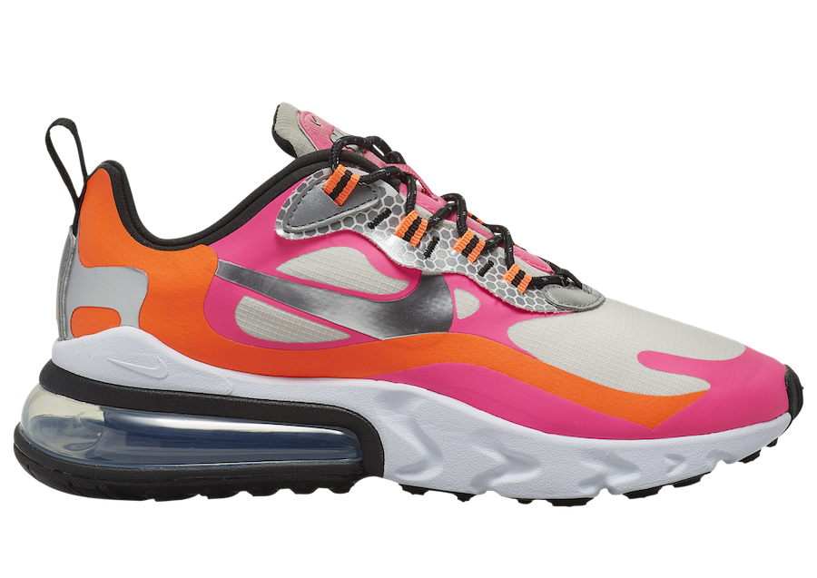 Haz un experimento Factibilidad barro Nike Air Max 270 React White Orange Pink CT1834-100 Release Date Info |  SneakerFiles