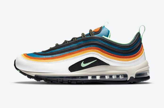 Nike Air Max 97 Blue Green Orange Yellow CZ7868-300 Release Date Info ...