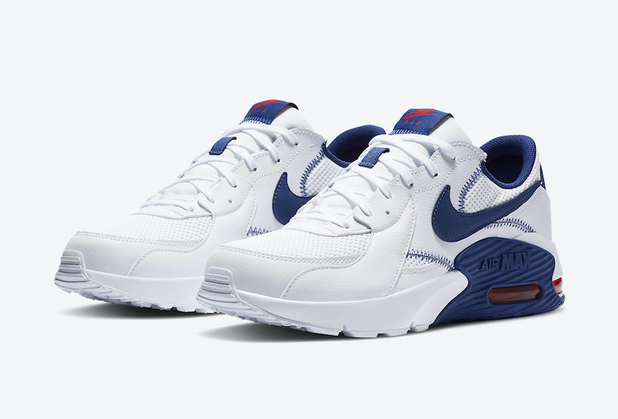 navy blue and red nike air max