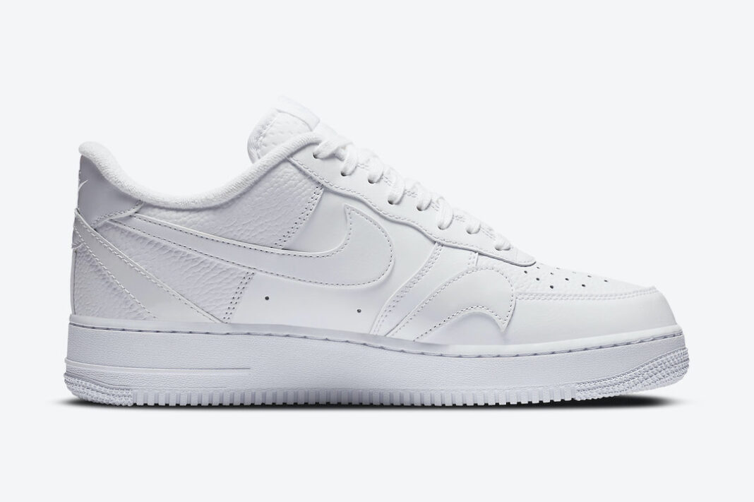 Nike Air Force 1 White Misplaced Swooshes CK7214-100 Release Date Info ...