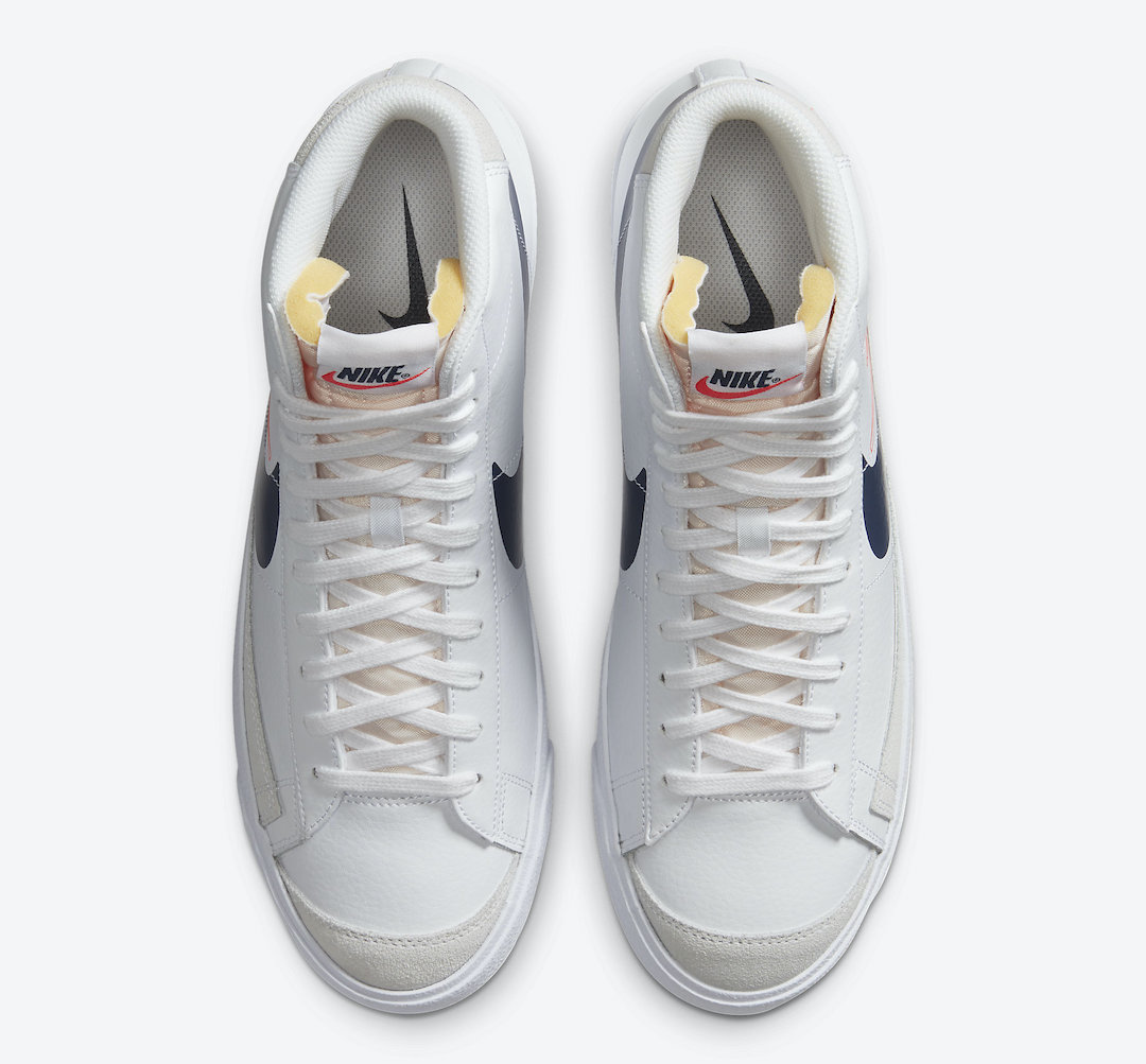 Nike Blazer Mid Reverse Logo White DA4651-100 Release Date Info ...