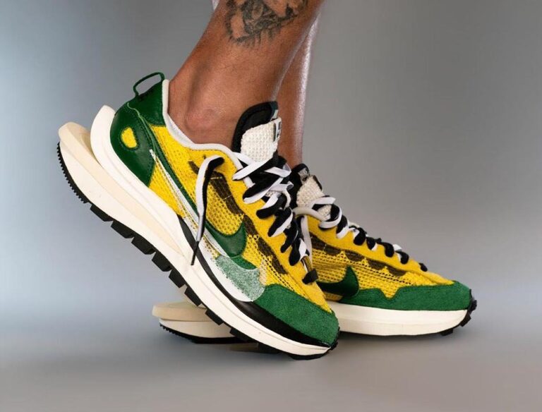 sacai Nike VaporWaffle Tour Yellow Stadium Green CV1363-700 Release ...