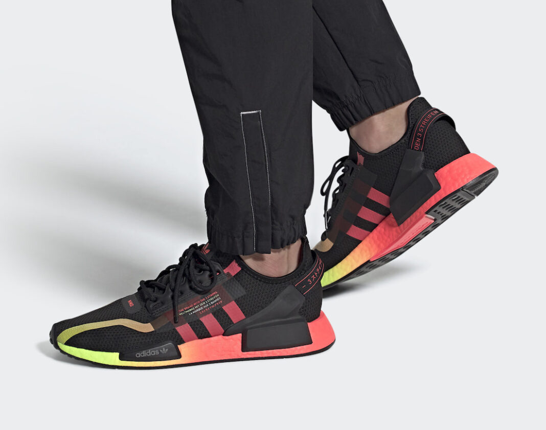 nmd black neon