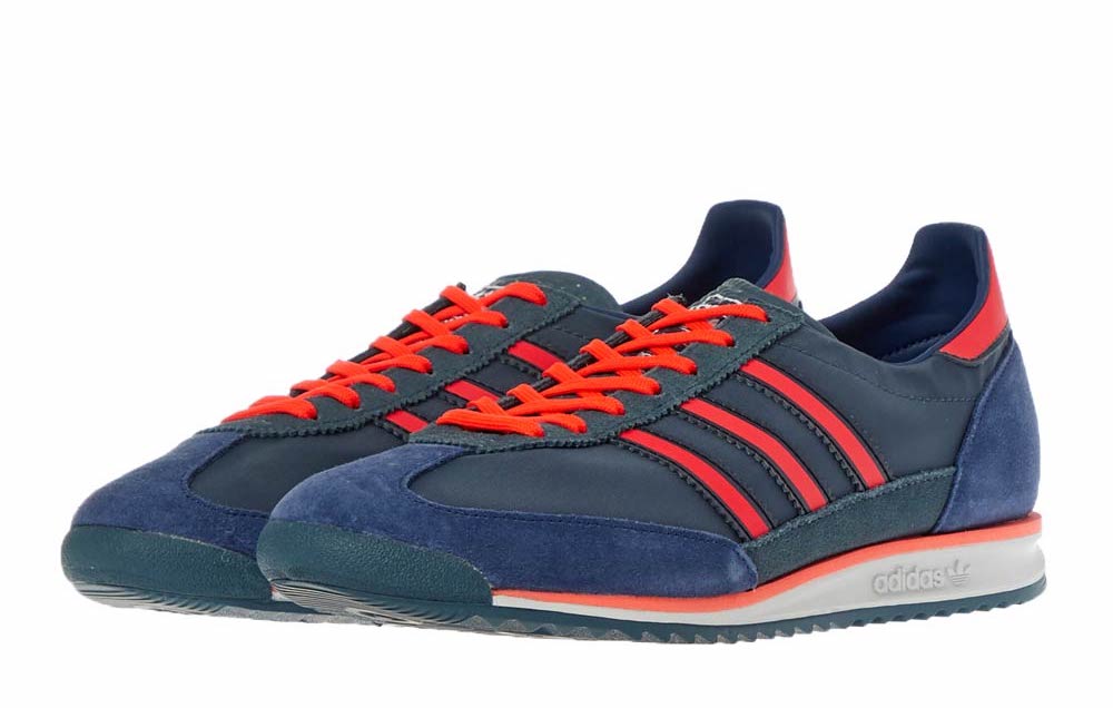 adidas SL 72 Legacy Blue Solar Red FV9783 Release Date Info | SneakerFiles