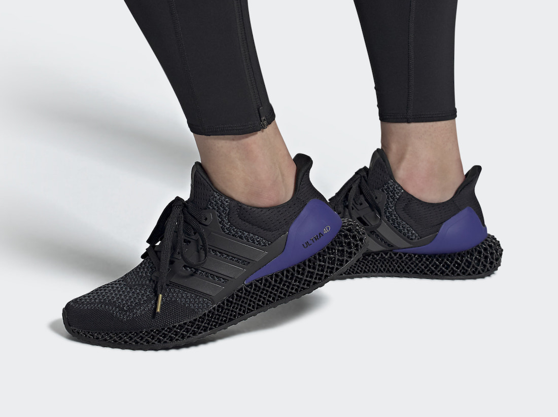 black and purple adidas shoes