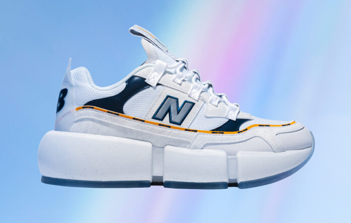 Jaden Smith New Balance Vision Racer Wavy White Navy Release Date Info | SneakerFiles