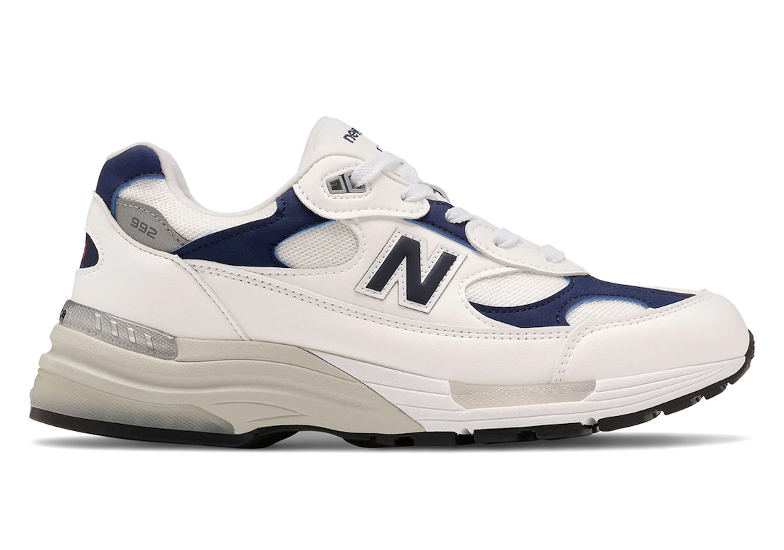 New Balance 992 White Navy Release Date Info SneakerFiles