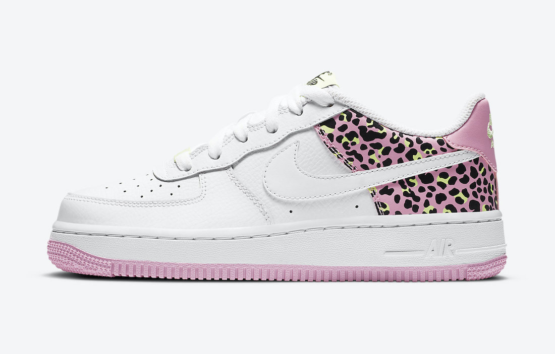Nike Air Force 1 Low GS Pink Rise 