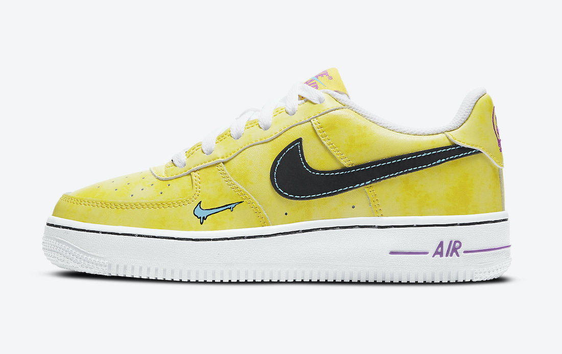 nike air force 1 white smiley