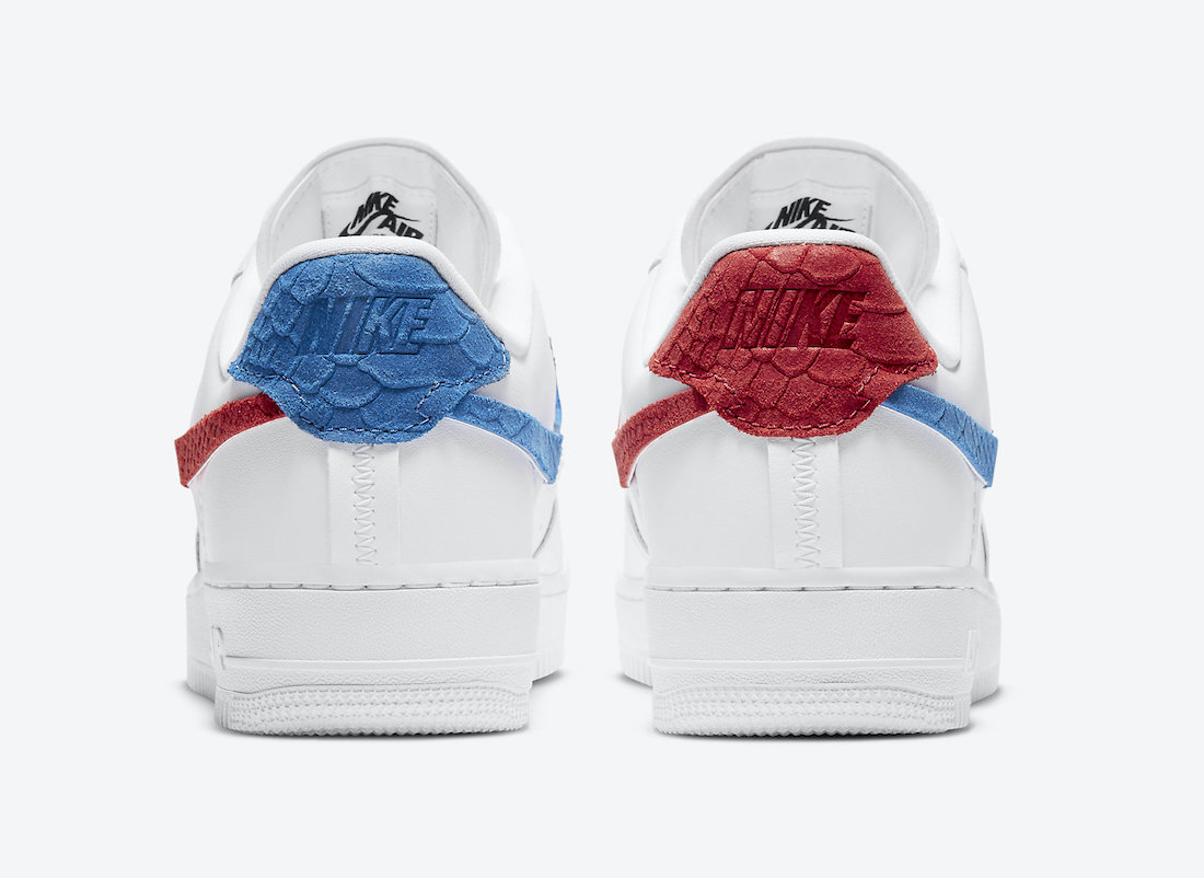 nike high tops red white blue