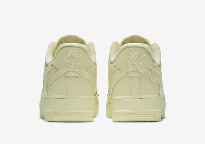 Nike Air Force 1 Misplaced Swoosh Pale Yellow Ck7214-700 Release Date 