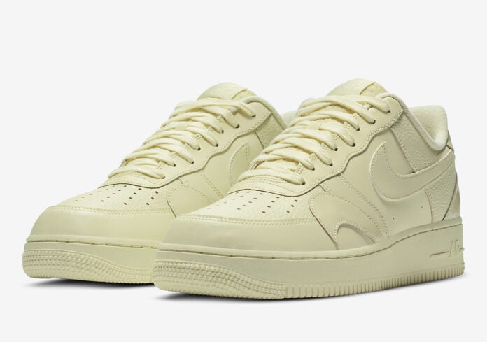 Nike Air Force 1 Misplaced Swoosh Pale Yellow CK7214-700 Release Date ...