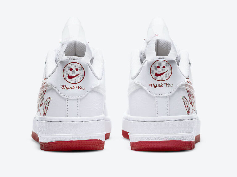 Nike Air Force 1 Rose White University Red CN8534-100 Release Date Info ...