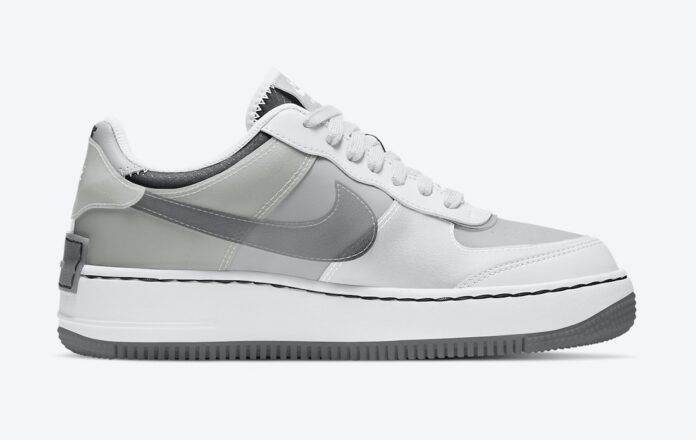 Nike Air Force 1 Shadow Particle Grey CK6561-100 Release Date Info ...