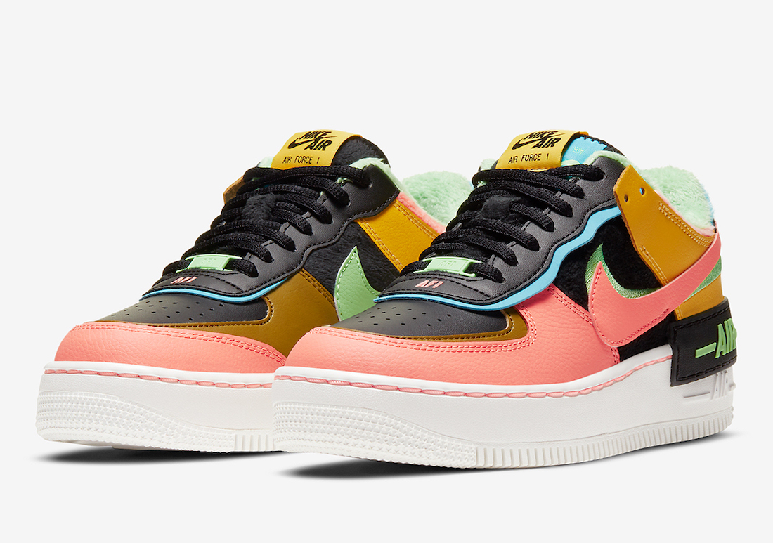 nike air force 1 multicolor