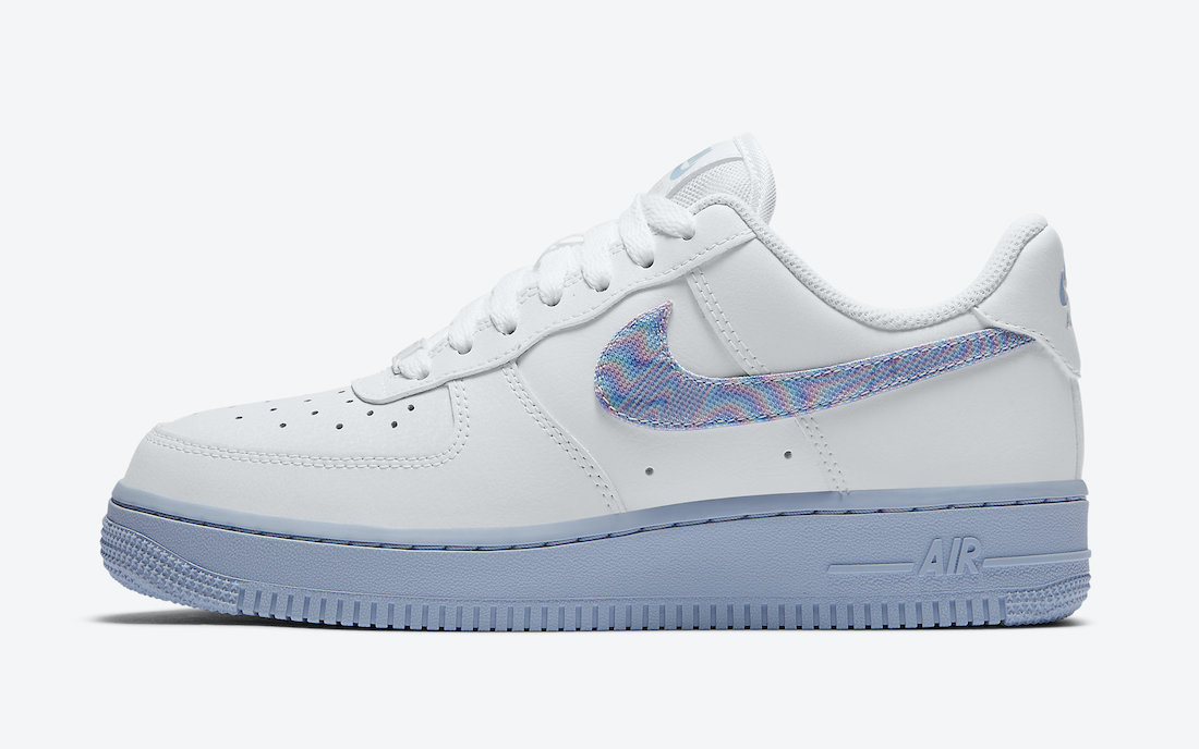 air force 1 light blue and white