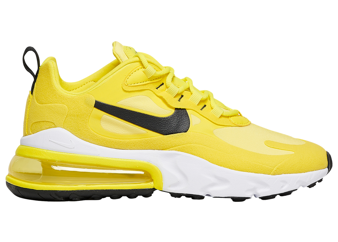 Nike Air Max 270 React Yellow Black 