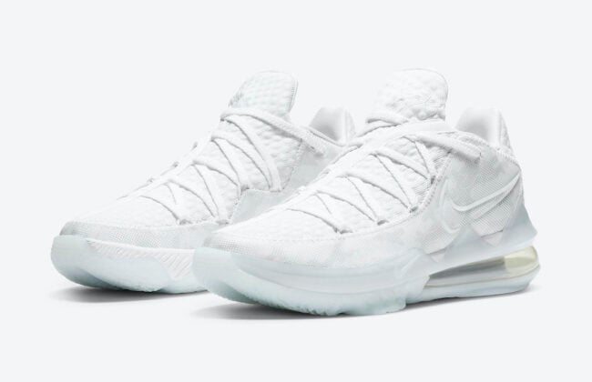 Nike LeBron 17 Low Triple White Camo CD5007-103 Release Date Info ...