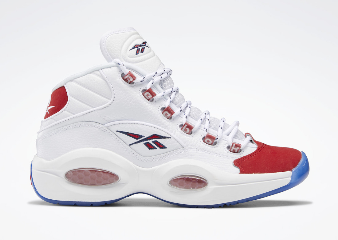 Reebok Question Mid Suede Red Toe 2020 