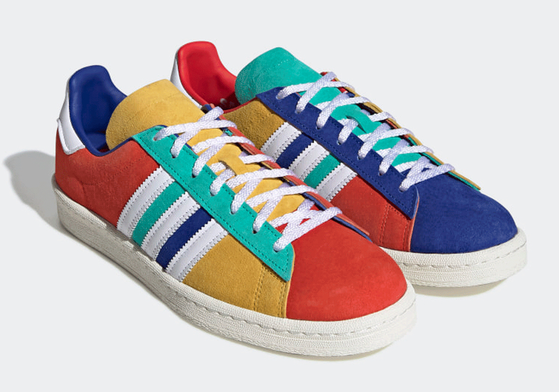 multicolor adidas shoes
