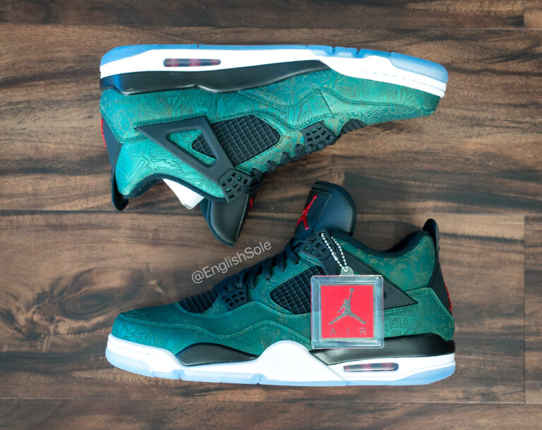 jordan 4 green laser