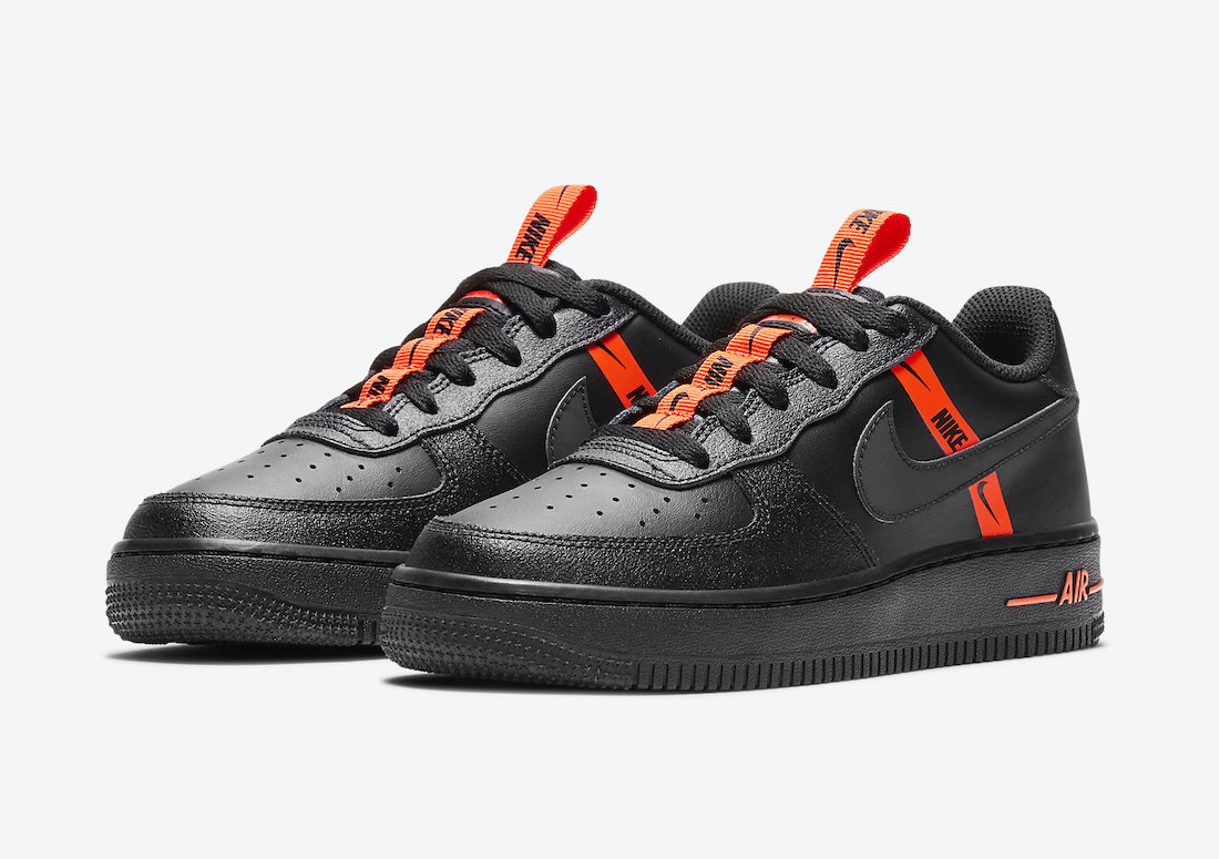 Nike Air Force 1 Black Orange CT4683 