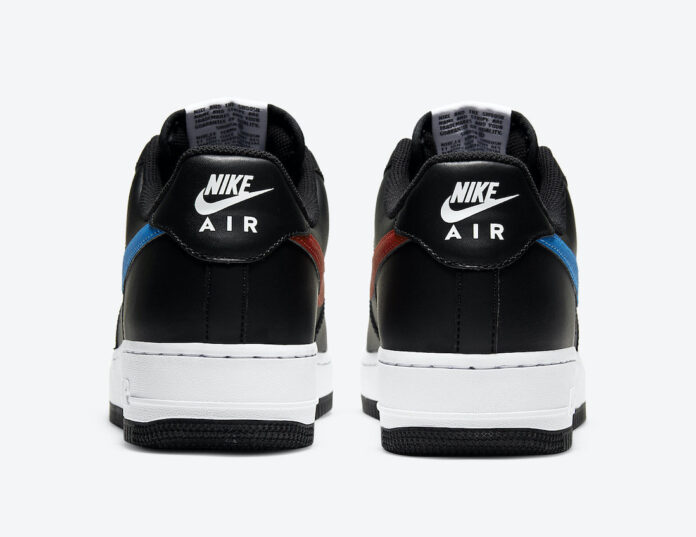 Nike Air Force 1 Black University Red Photo Blue CT2816-001 Release ...