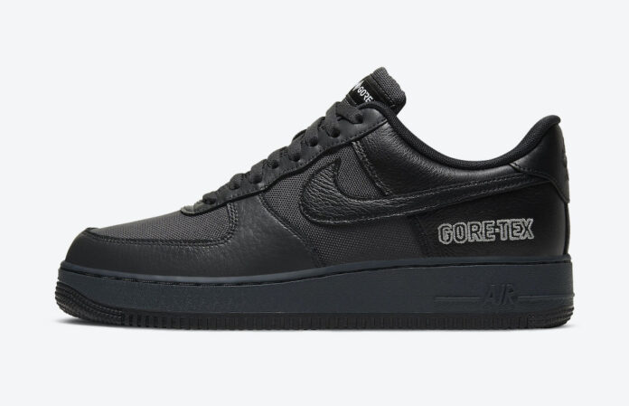 Nike Air Force 1 Gore-Tex Anthracite Black CT2858-001 Release Date Info ...